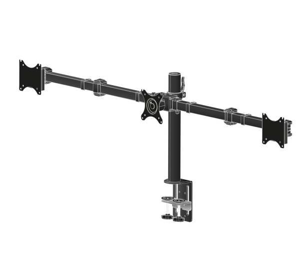 IIYAMA Potrójne ramię montażowe do monitorów DS1003C-B1 - 460870 - zdjęcie
